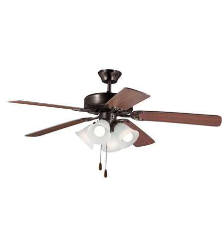 Maxim 89907ftoiwp Basic Max 52 Inch Oil Rubbed Bronze And Walnut