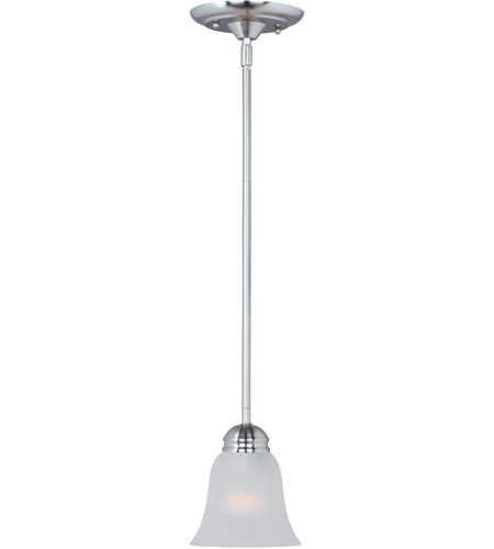 Maxim 91011FTPC Basix 1 Light 7 inch Polished Chrome Mini Pendant Ceiling Light in Frosted photo