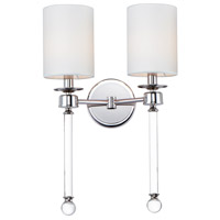Maxim 16108WTCLPN Lucent 2 Light 14 inch Polished Nickel Wall Sconce Wall Light photo thumbnail