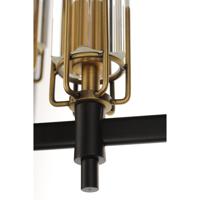 Maxim 16116CLBKAB Flambeau 6 Light 14 inch Black/Antique Brass Chandelier Ceiling Light alternative photo thumbnail