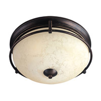 Maxim 22100FLOI Cupola 3 Light 15 inch Oil Rubbed Bronze Flush Mount Ceiling Light photo thumbnail
