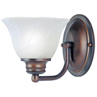 Maxim 2686MROI Malaga 1 Light 6 inch Oil Rubbed Bronze Wall Sconce Wall Light in Marble photo thumbnail