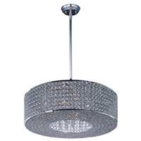 Maxim 39896BCPS Glimmer 10 Light 22 inch Plated Silver Single Pendant Ceiling Light photo thumbnail