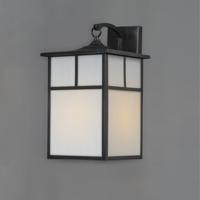 Maxim 4053WTBK Coldwater 1 Light 12 inch Black Outdoor Wall Mount in White alternative photo thumbnail