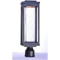 Maxim 55900CRBK Salon LED LED 20 inch Black Outdoor Pole/Post Mount in Clear Ribbed alternative photo thumbnail