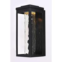 Maxim 55904WGBK Salon LED LED 15 inch Black Outdoor Wall Sconce in Water alternative photo thumbnail