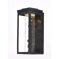 Maxim 55904WGBK Salon LED LED 15 inch Black Outdoor Wall Sconce in Water alternative photo thumbnail