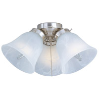 Maxim FKT207FTSN Basic-Max 3 Light Incandescent Satin Nickel Ceiling Fan Light Kit photo thumbnail