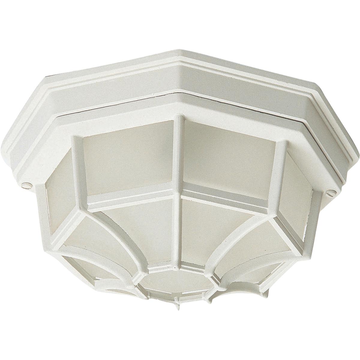 Maxim Lighting 1020WT Crown Hill 2 Light 10.75 inch White Outdoor Flush Mount