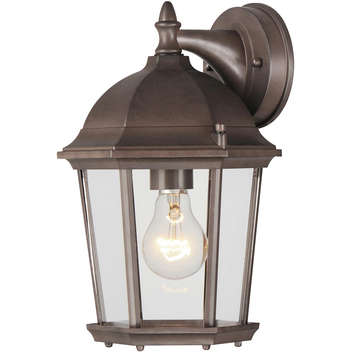 Maxim Lighting 1024EB Builder Cast 1 Light 12 inch Empire Bronze Outdoor Wall Mount