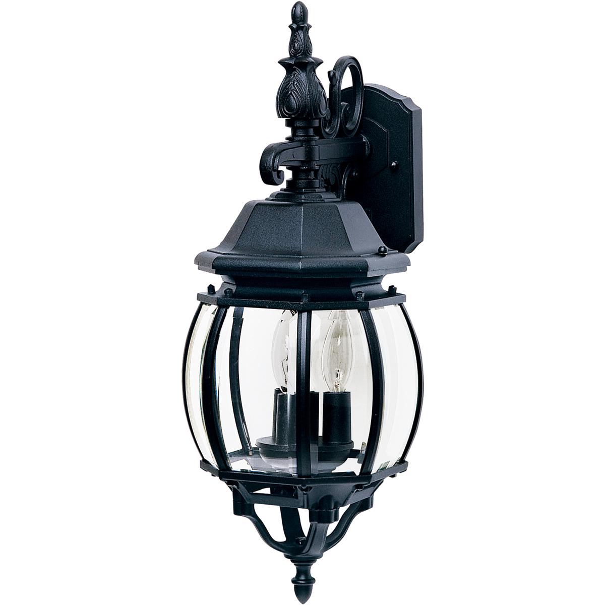 Maxim Lighting 1034BK Crown Hill 3 Light 23 inch Black Outdoor Wall Mount