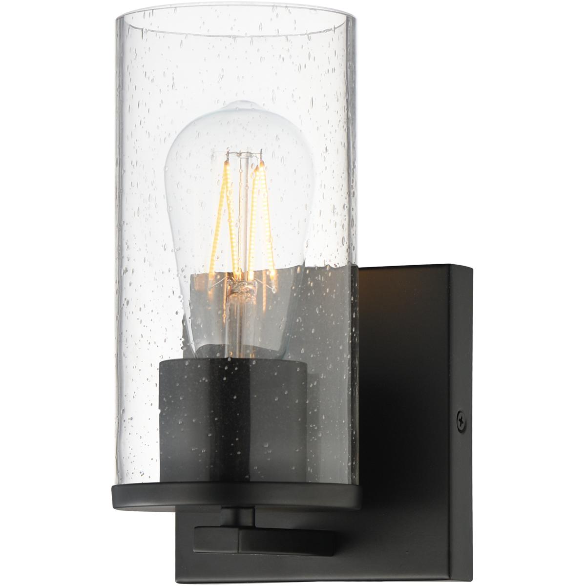 Maxim Lighting 10461CDBK Livingston 1 Light 4.75 inch Black Wall Sconce Wall Light