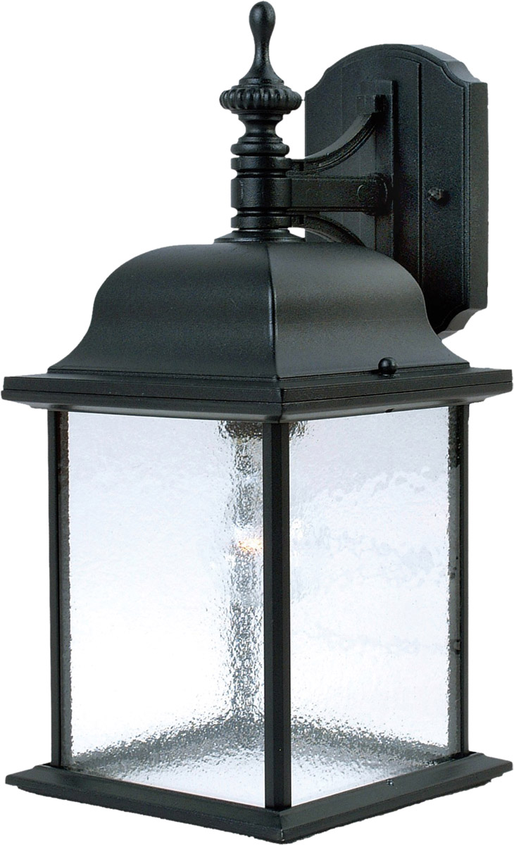 Maxim Lighting 1056BK Senator 1 Light 16 inch Black