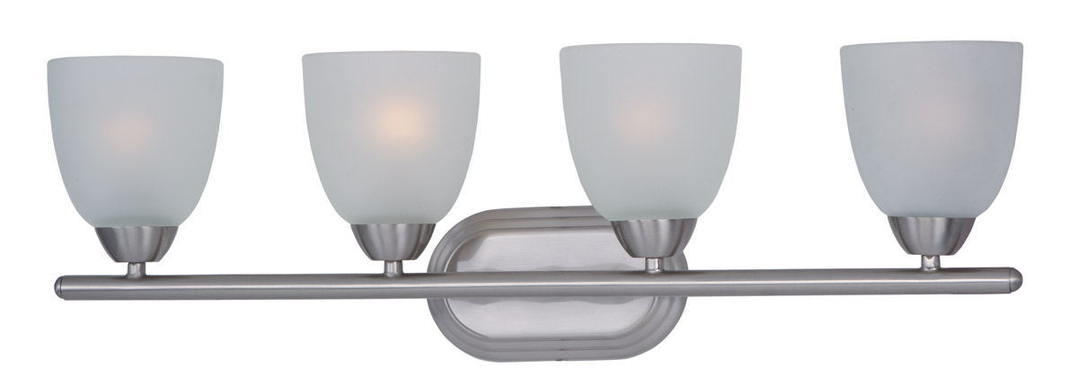 Maxim Lighting 11314FTSN Axis 4 Light 29 inch Satin Nickel Bath Vanity Wall Light
