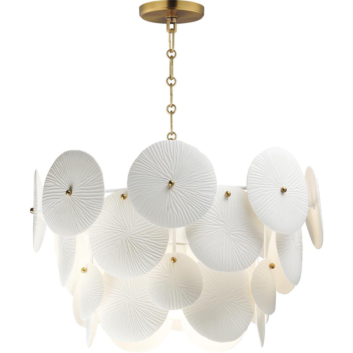 Maxim Lighting 12824WTNAB Isla 4 Light 20.5 inch Natural Aged Brass Mini Chandelier Ceiling Light