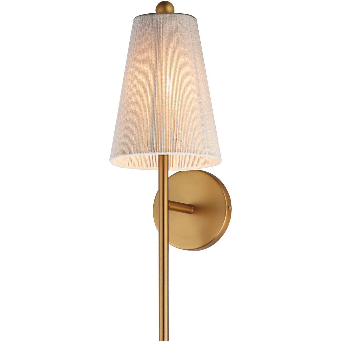 Maxim Lighting 12861NAB Valette 1 Light 6.75 inch Natural Aged Brass Wall Sconce Wall Light