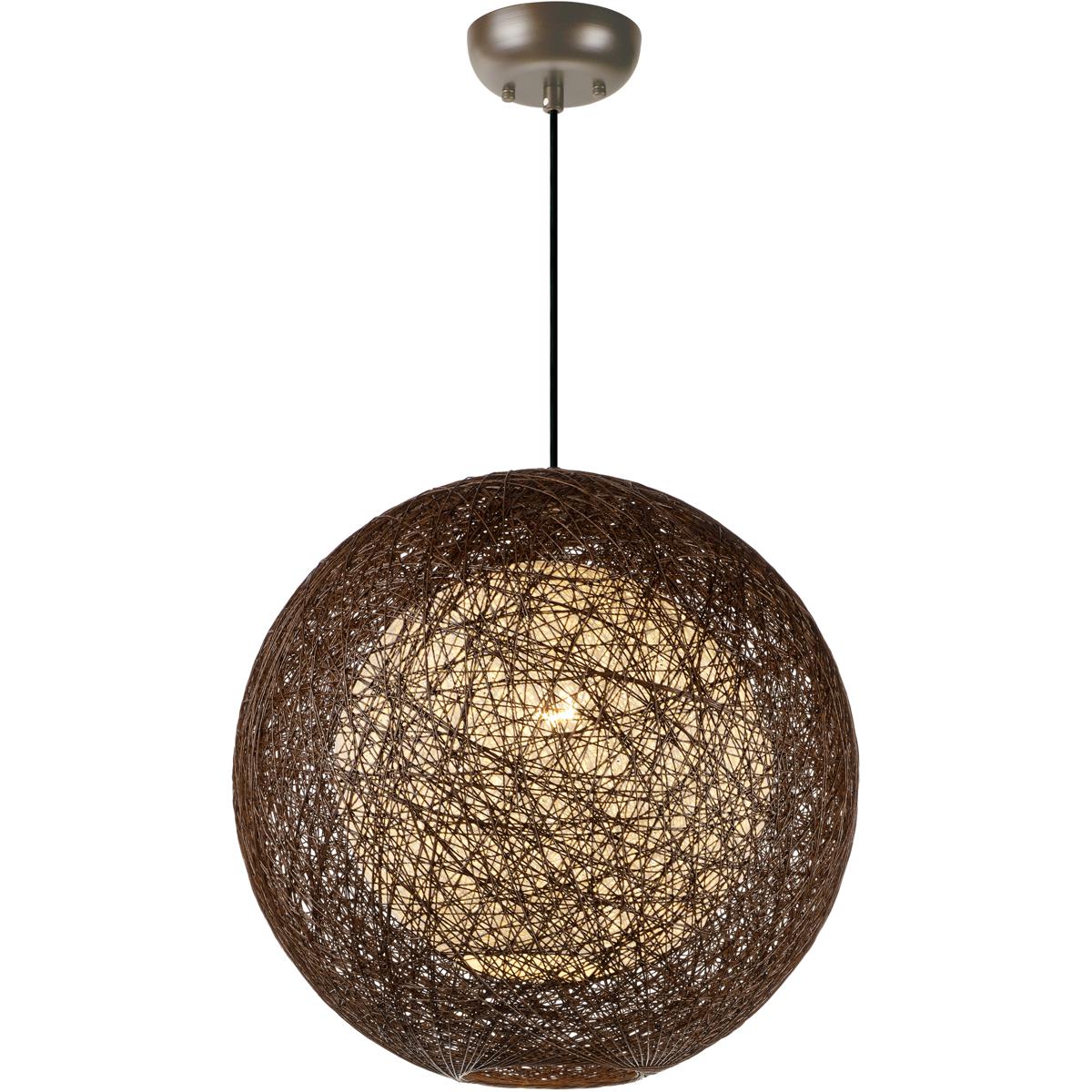 Maxim Lighting 14405CHWT Bali 1 Light 19 inch Chocolate Outdoor Pendant