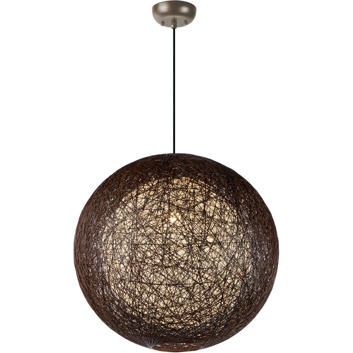 Maxim Lighting 14407CHWT Bali 1 Light 24 inch Chocolate Outdoor Pendant