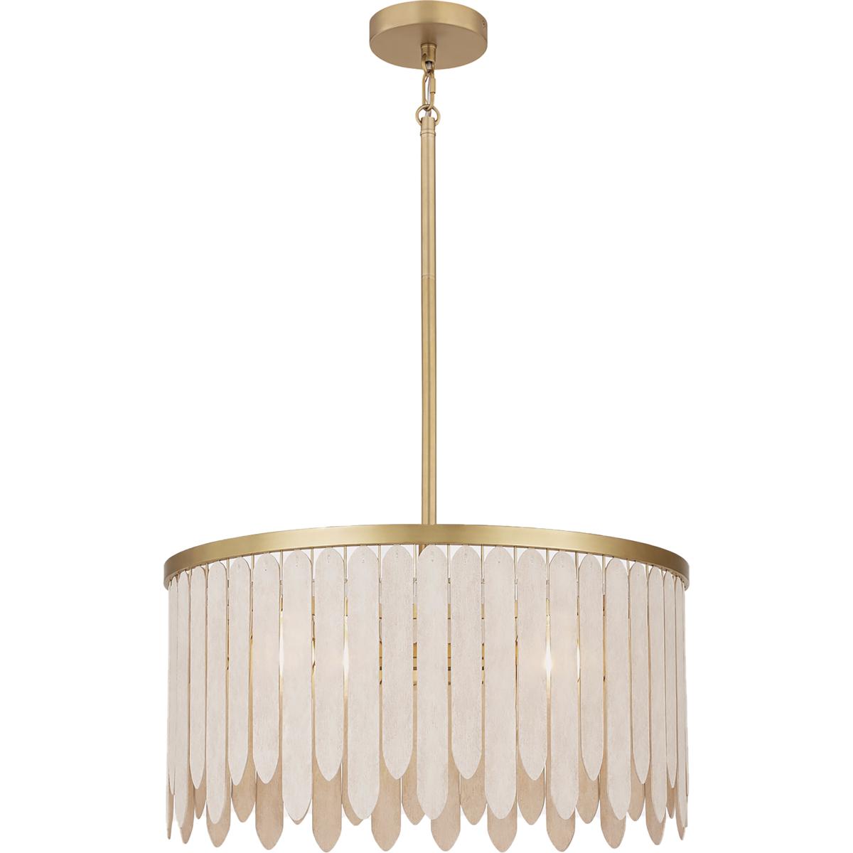 Maxim Lighting 22512WWTNAB Marimba 4 Light 26 inch Weathered White Single Pendant Ceiling Light