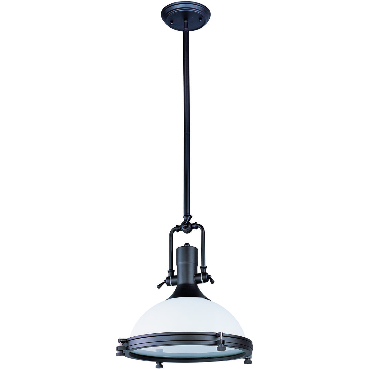 Maxim Lighting 25117SWBZ Hi-Bay 1 Light 17.75 inch Bronze Single Pendant Ceiling Light