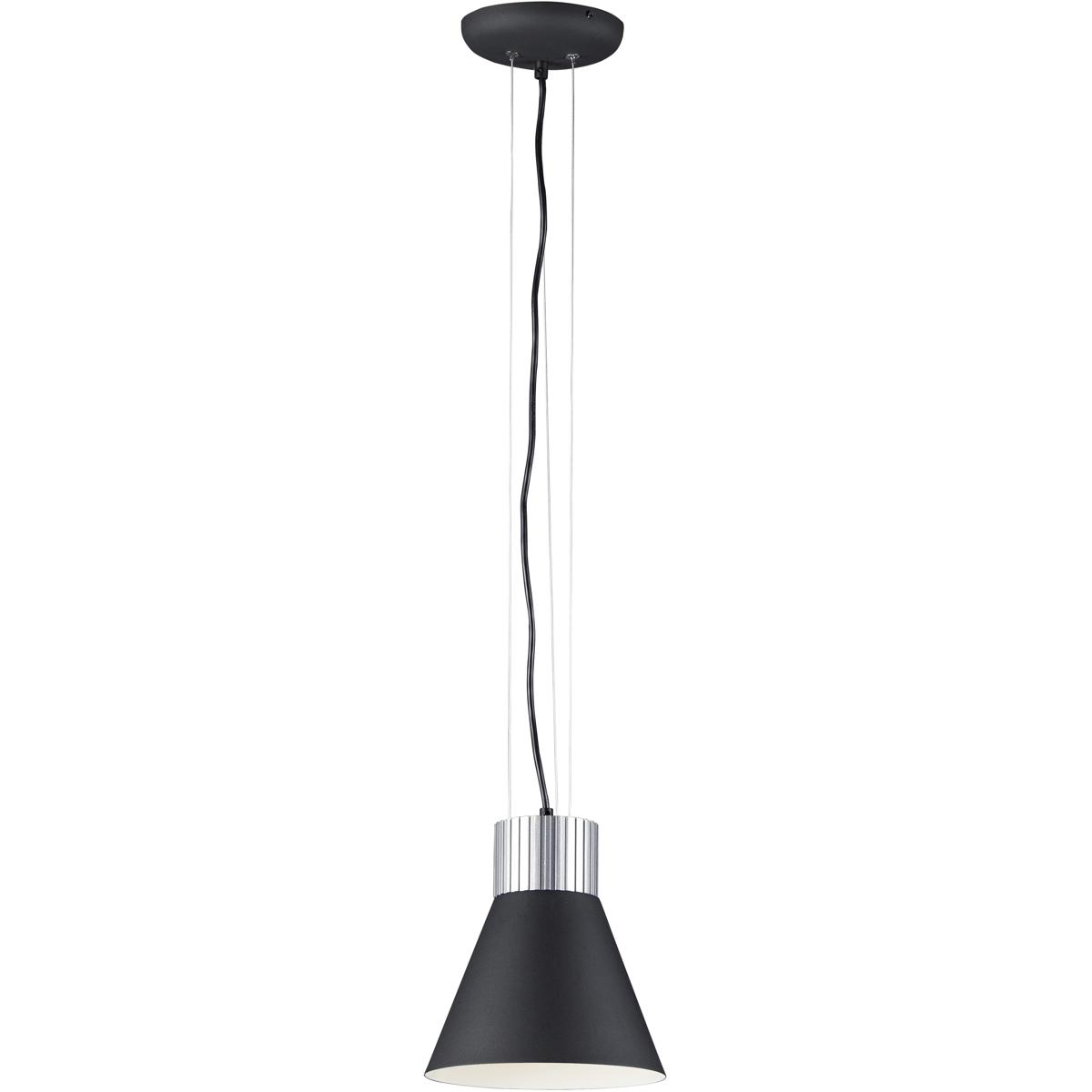 Maxim Lighting 25230SABK Storehouse LED 9 inch Satin Aluminum and Black Single Pendant Ceiling Light