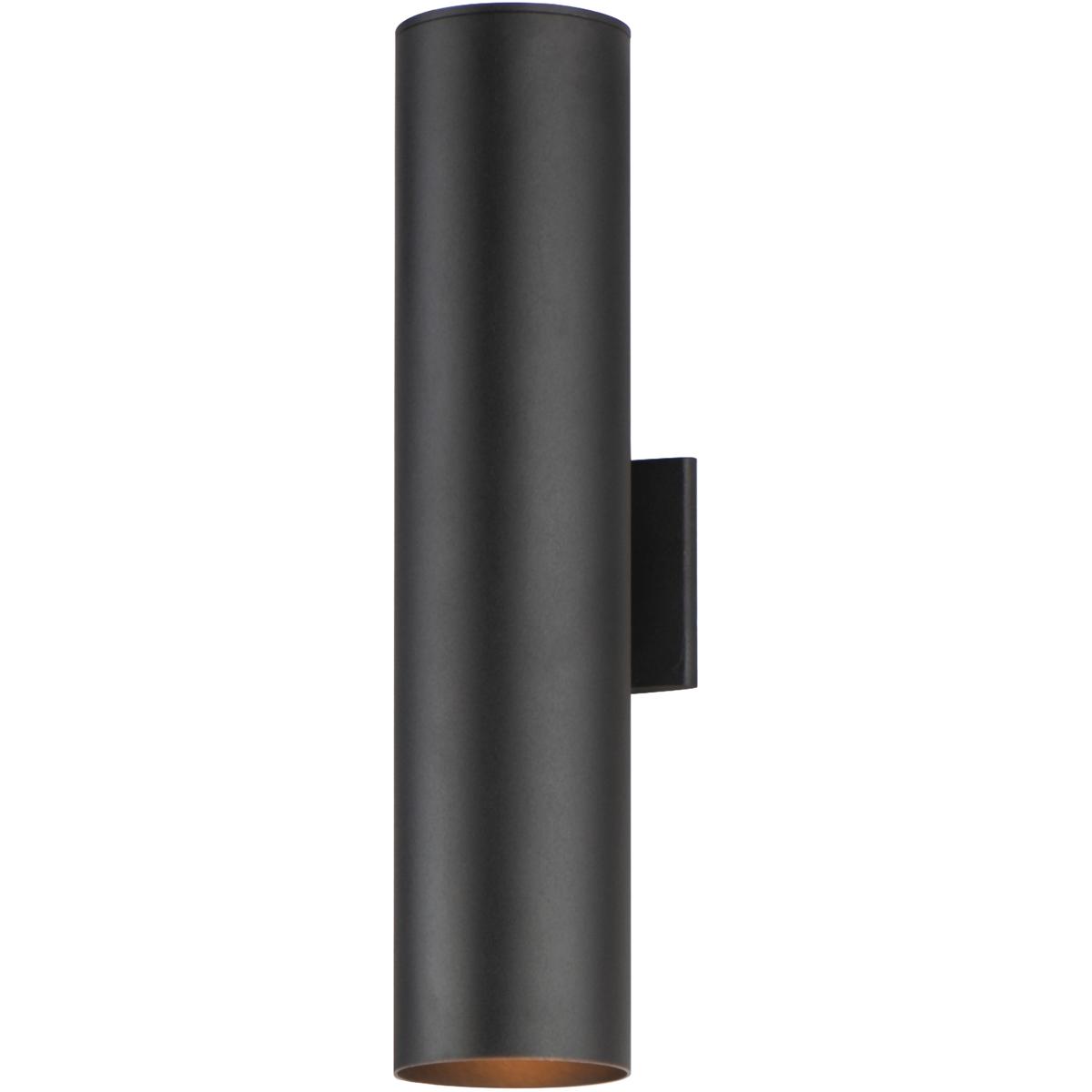 Maxim Lighting 26105BK Outpost 2 Light 22 inch Black Outdoor Wall Mount