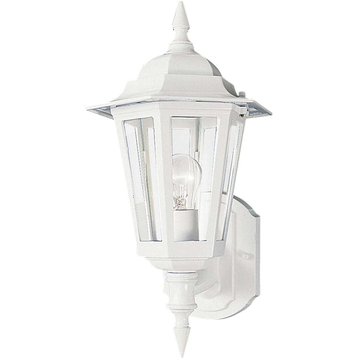 Maxim Lighting 3000CLWT Builder Cast 1 Light 17 inch White Outdoor Wall Mount