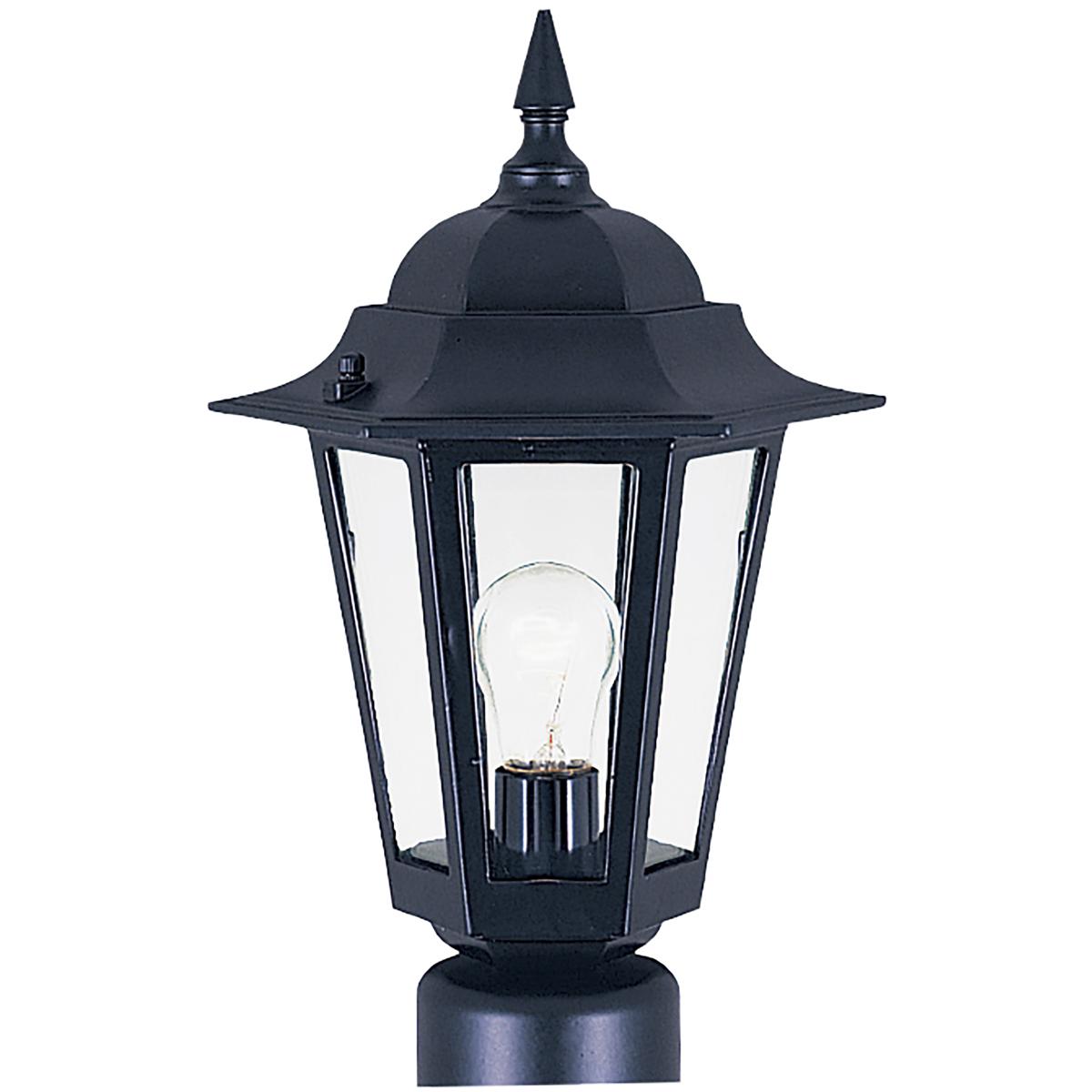 Maxim Lighting 3001CLBK Builder Cast 1 Light 15.25 inch Black Outdoor Pole/Post Mount