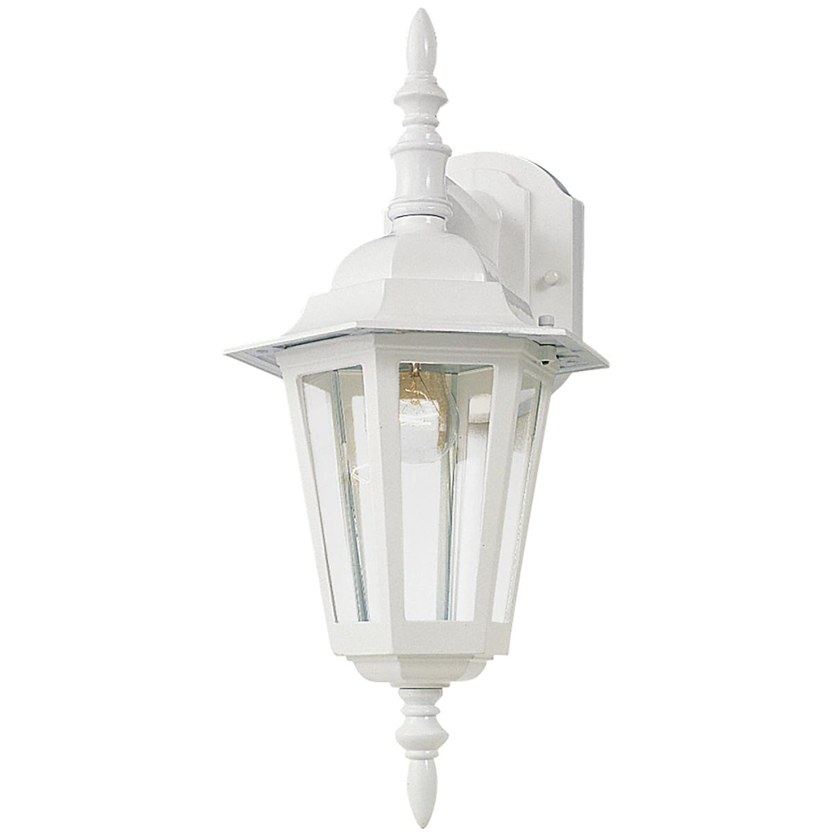 Maxim Lighting 3002CLWT Builder Cast 1 Light 17 inch White Outdoor Wall Mount