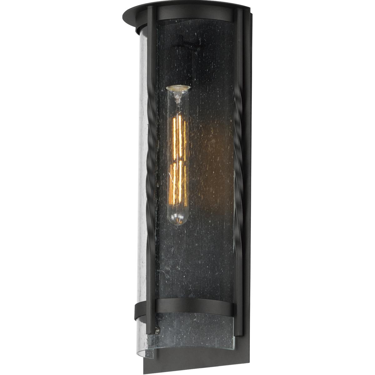 Maxim Lighting 30193CDBK Foundry 1 Light 20 inch Black Outdoor Wall Mount
