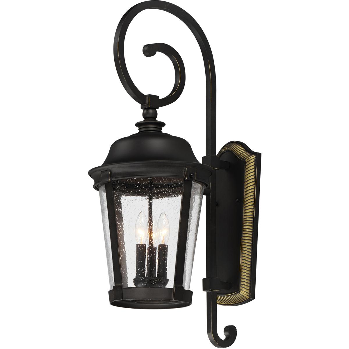 Maxim Lighting 3025CDBZ Dover DC 3 Light 31.5 inch Bronze Outdoor Wall Mount