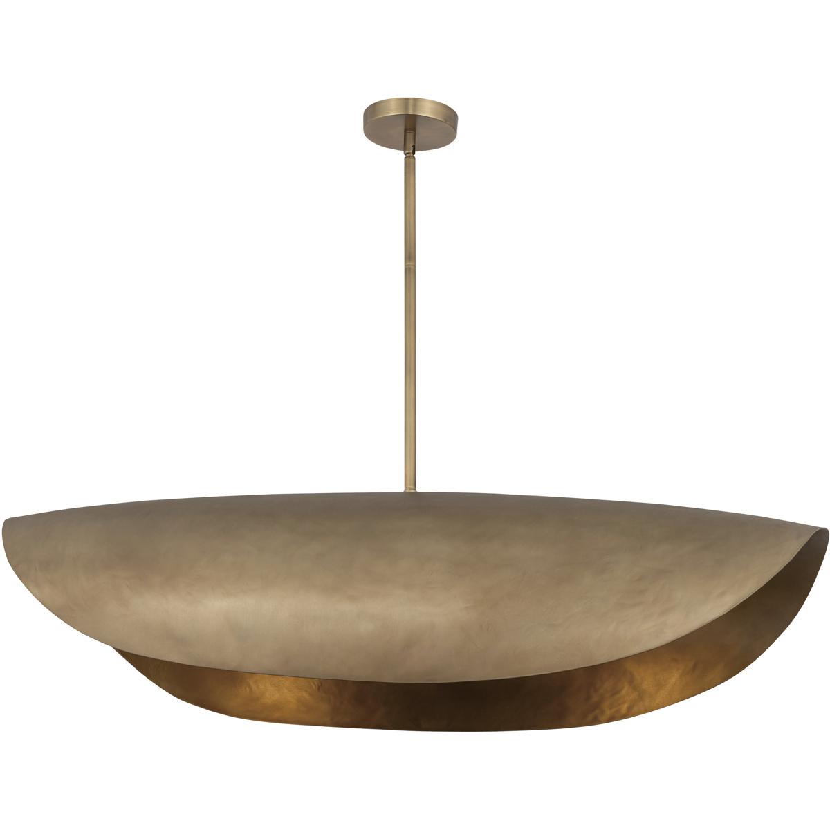 Maxim Lighting 31268NG Denarii 2 Light 43 inch Natural Gold Linear Pendant Ceiling Light