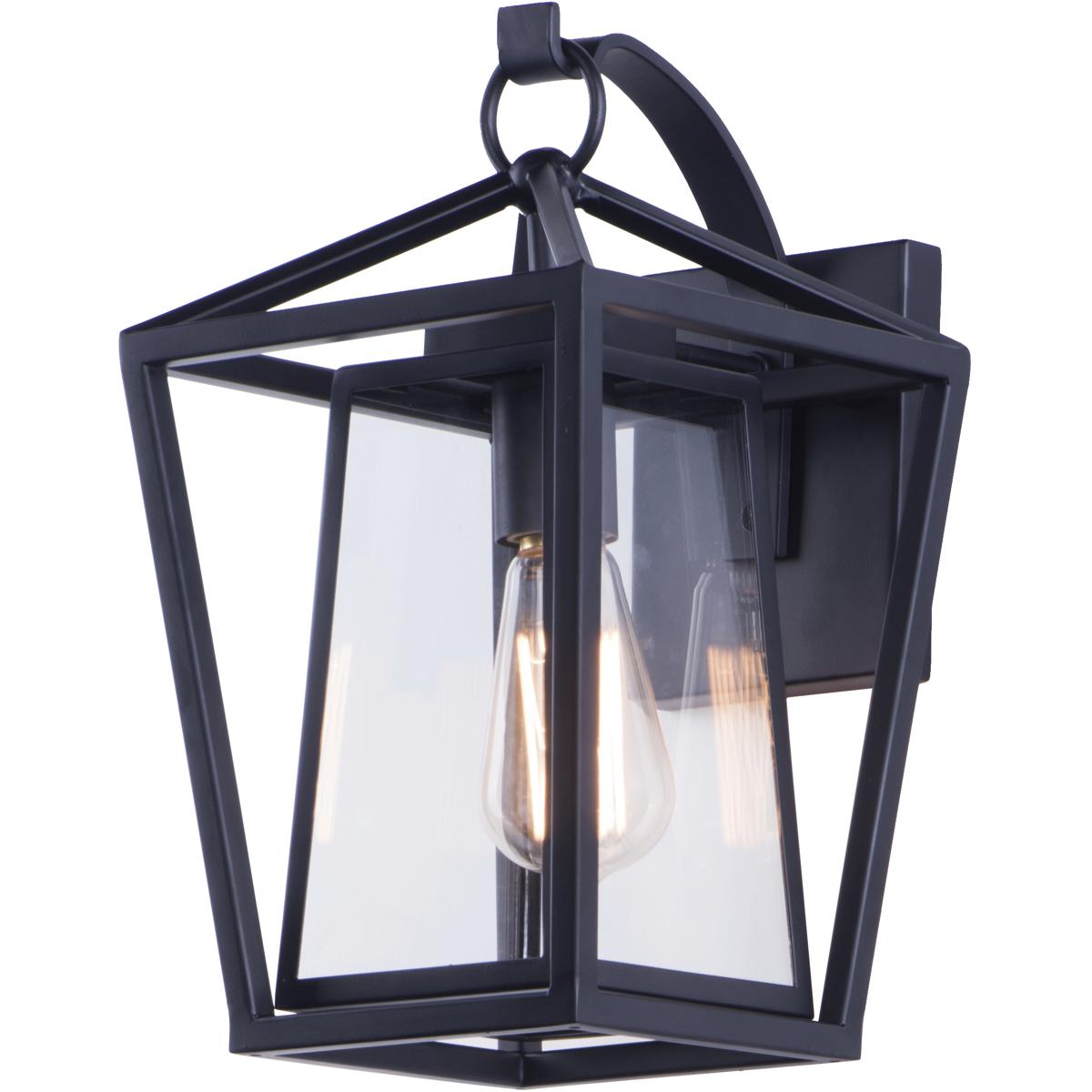 Maxim Lighting 3174CLBK Artisan 1 Light 14 inch Black Outdoor Wall Mount