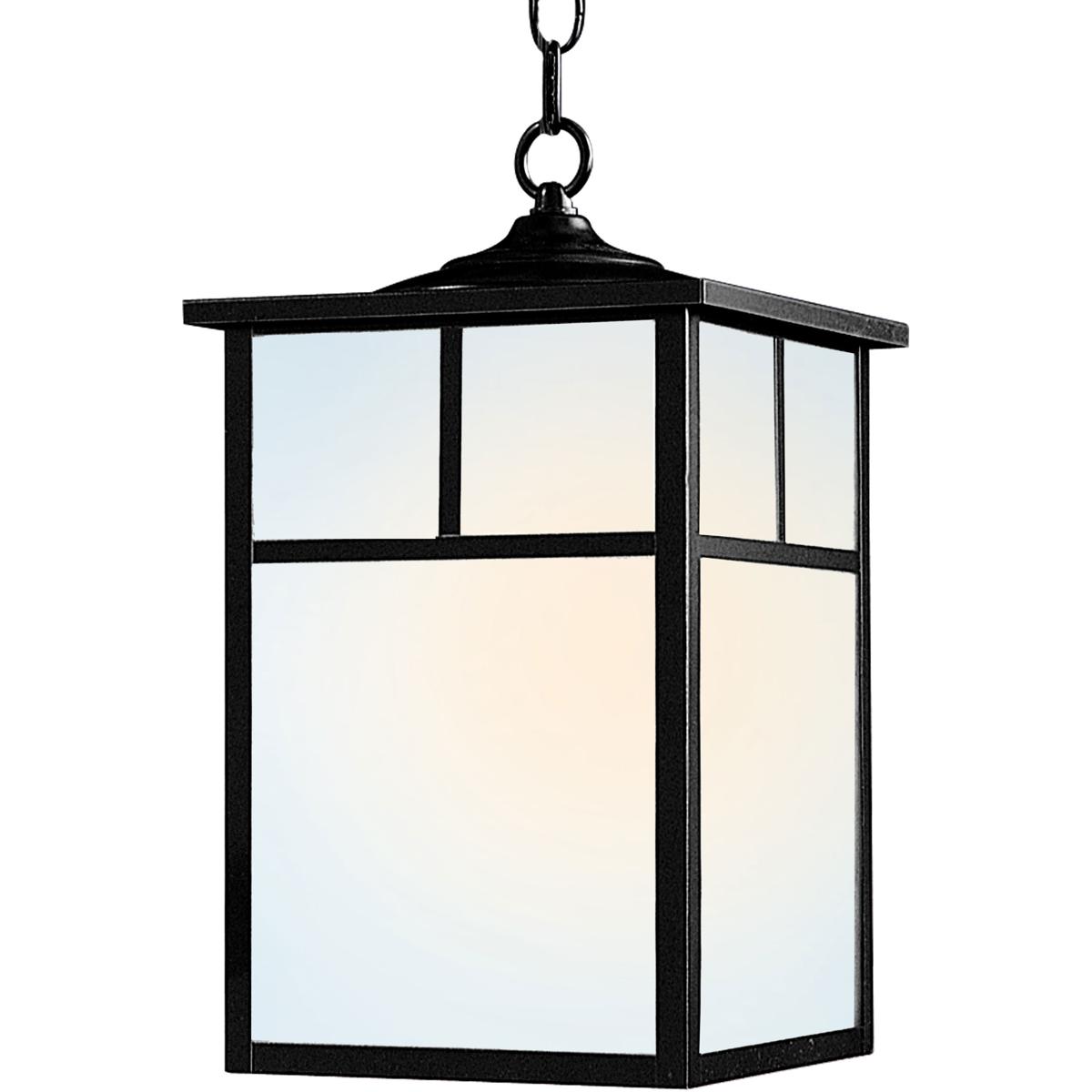 Maxim Lighting 4058WTBK Coldwater 1 Light 9 inch Black Outdoor Hanging Lantern in White