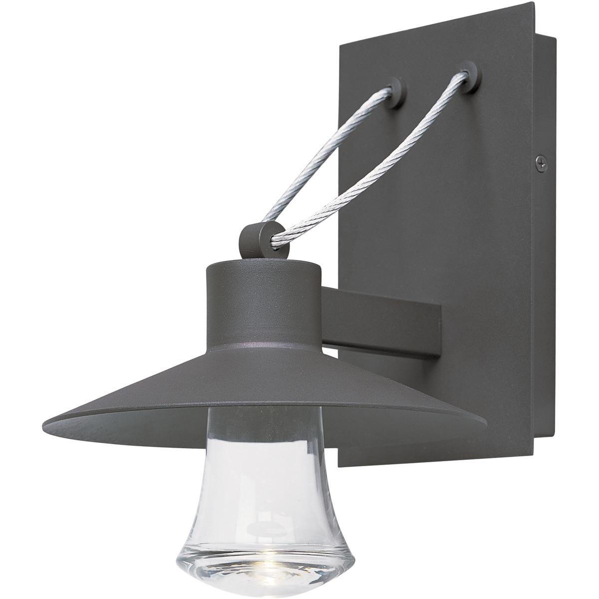 54360CLABZ 10.5 in. Civic LED 1 Light Small Outdoor Wall Lantern - Architectural Bronze