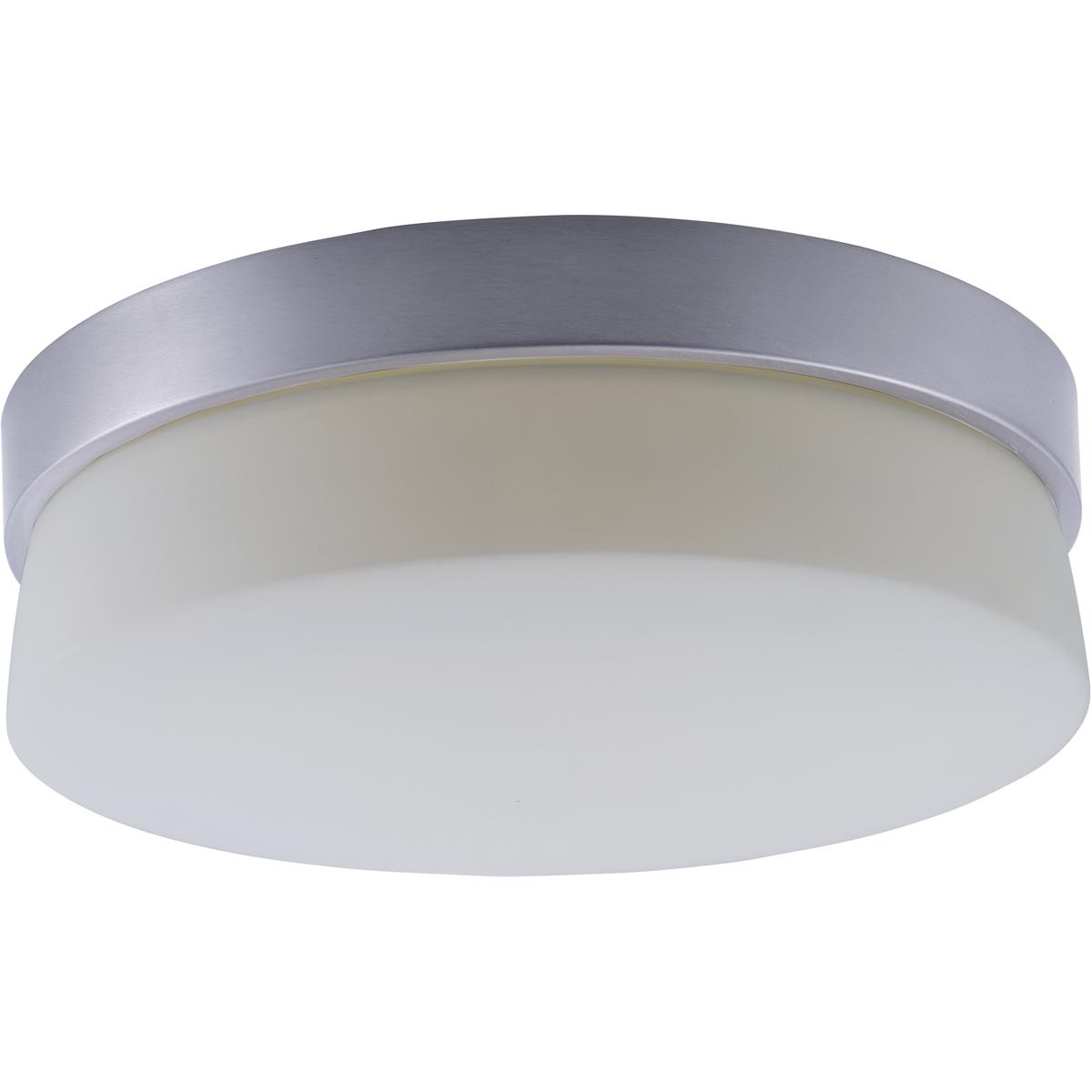 Maxim Lighting 55564SWSS Flux LED 11 inch Satin Silver Flush Mount Ceiling Light