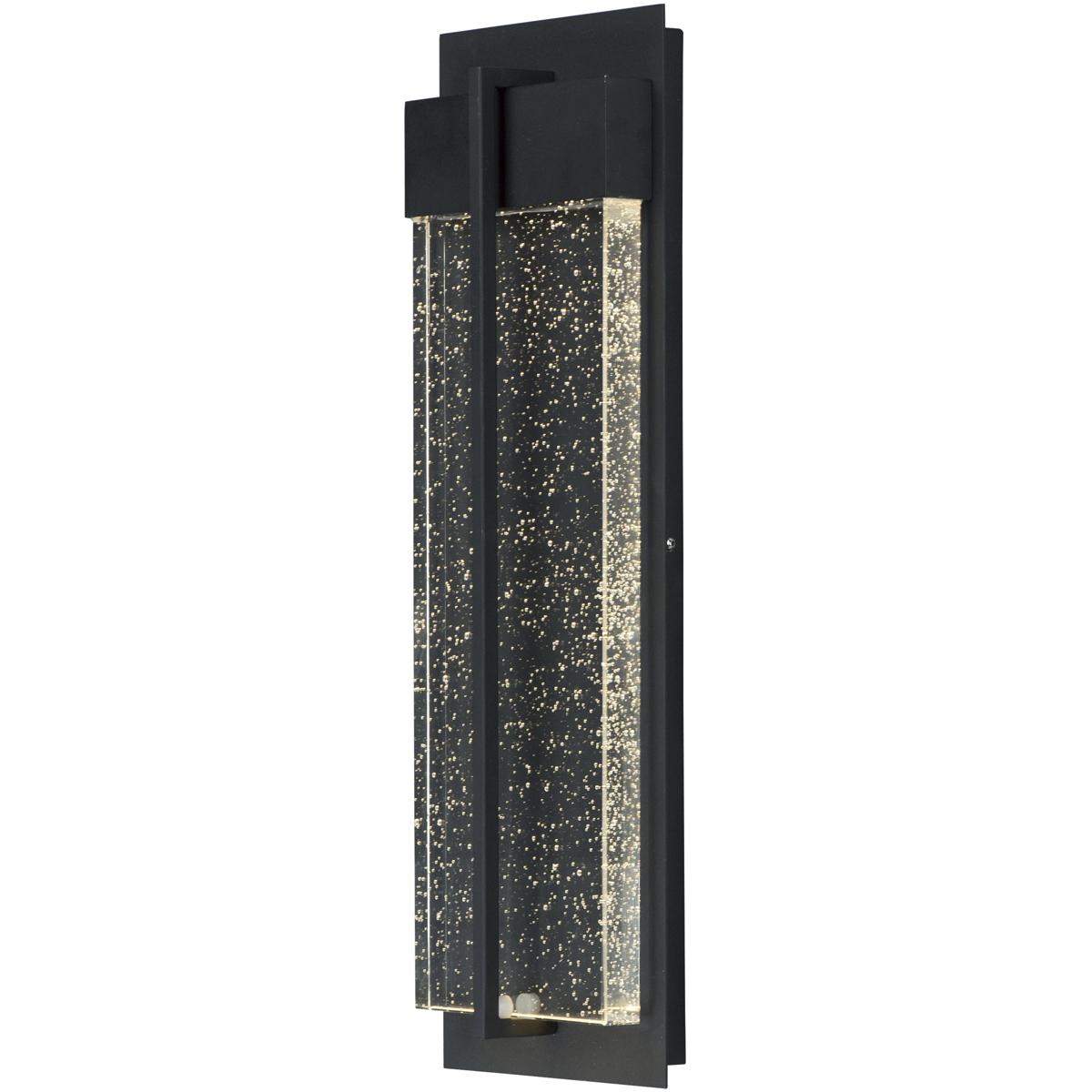Maxim Lighting 56194BGBK Cascade LED 21 inch Black Outdoor Wall Mount