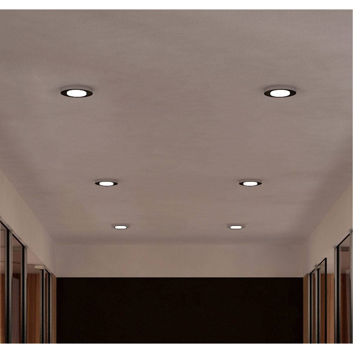 Maxim Lighting 57710WTBZ Wafer LED LED 5 inch Bronze Flush Mount