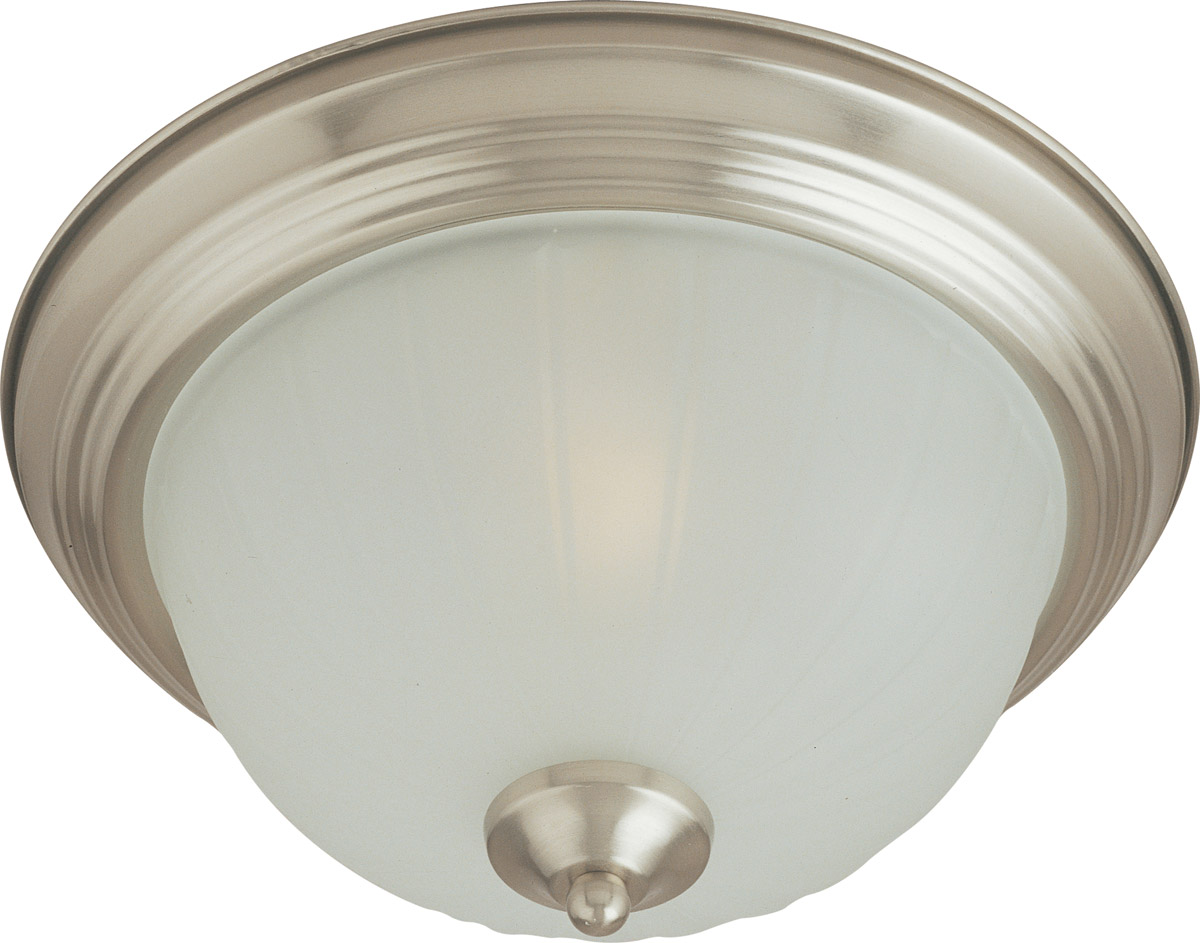 Maxim Lighting 5832FTSN Essentials - 583x 3 Light 16 inch Satin Nickel Flush Mount Ceiling Light
