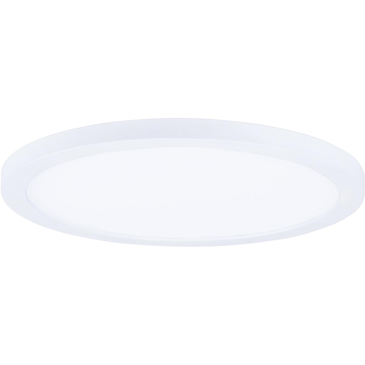 Maxim Lighting 58737WTWT Wafer LED 15 inch White Flush Mount Ceiling Light