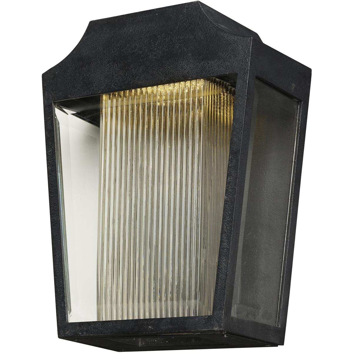Maxim Lighting 85634CLCRAR Villa LED 14.25 inch Anthracite Outdoor Wall Mount