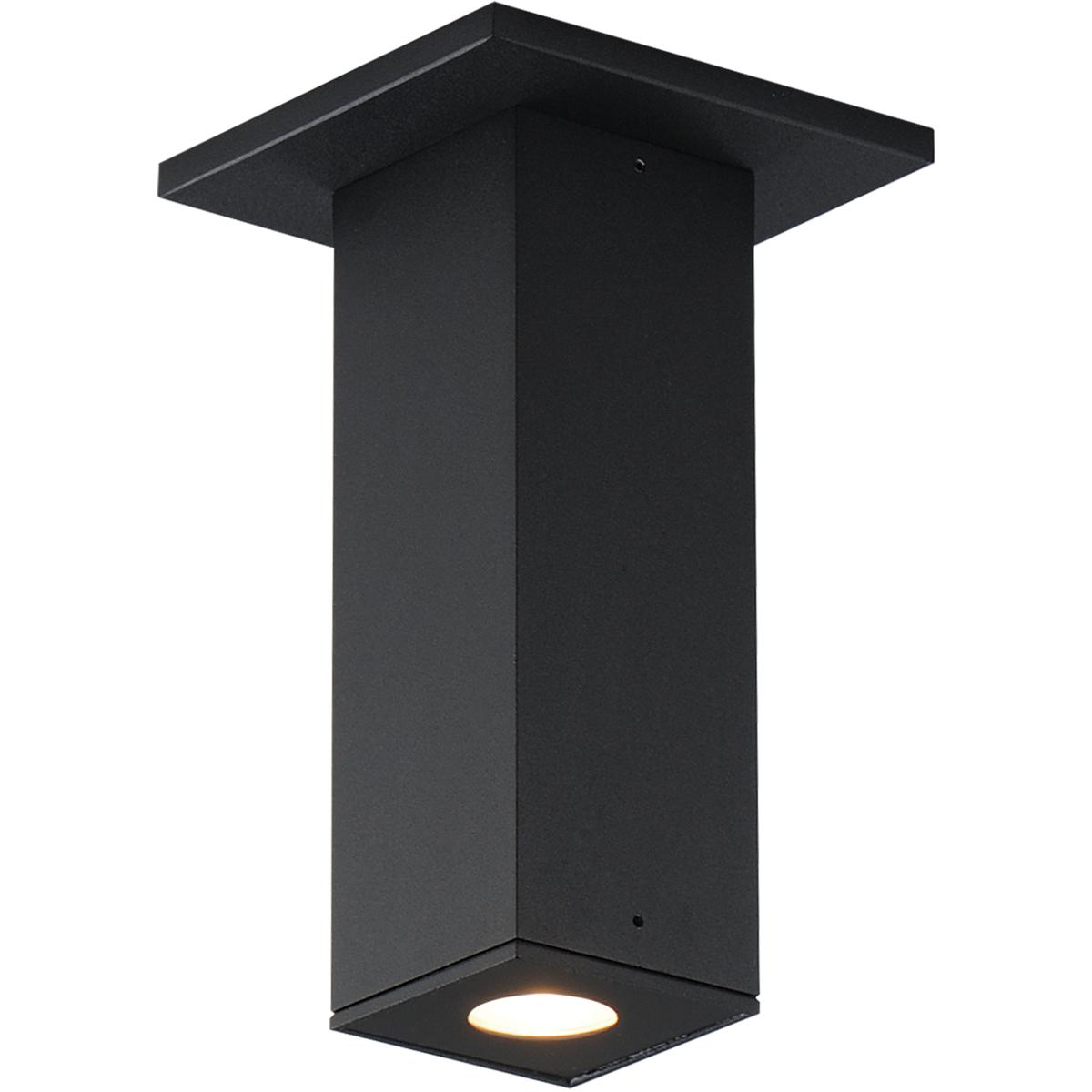 Maxim Lighting 86429BK Culvert LED Black Outdoor Flush Mount