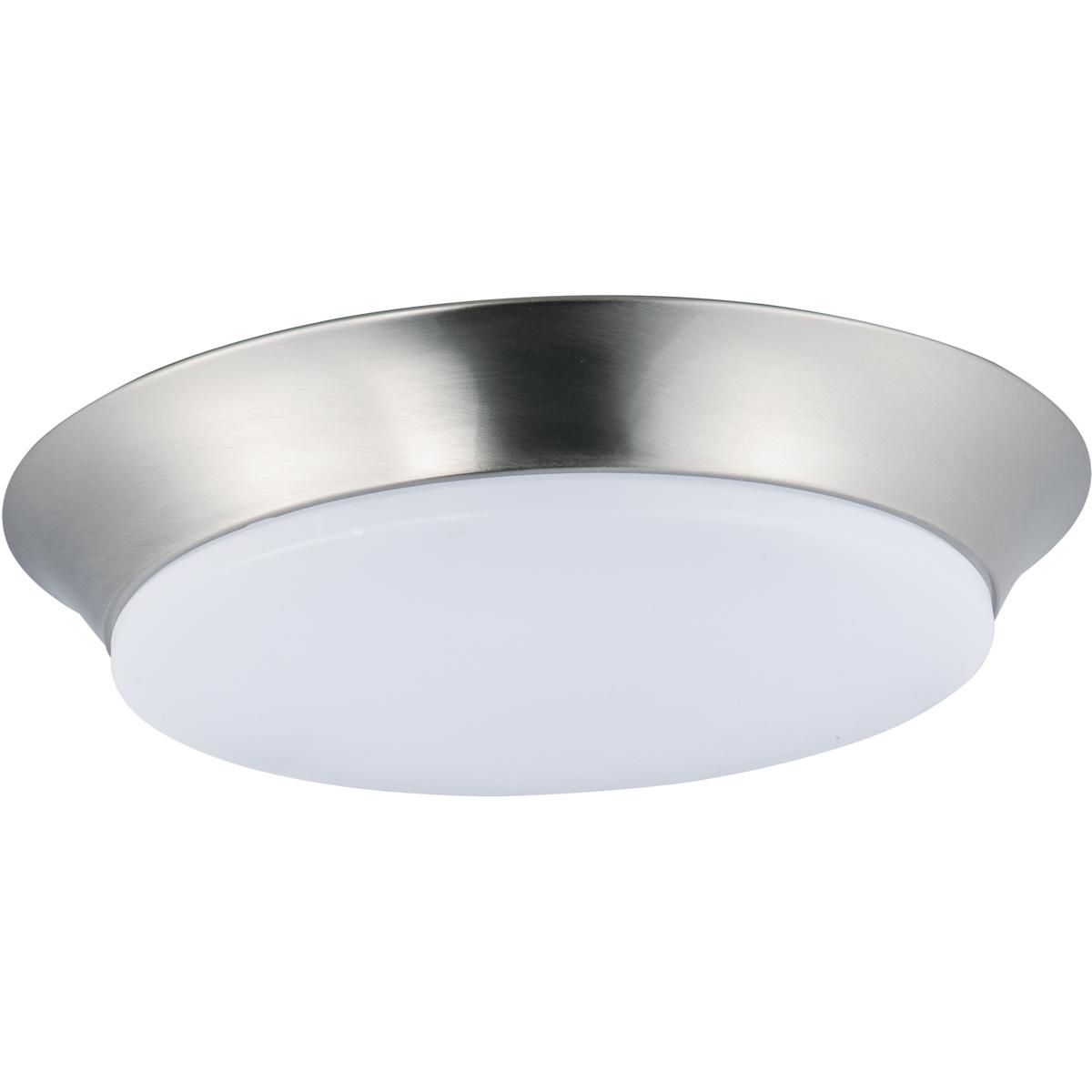 Maxim Lighting 87599WTSN Low Profile LED 15.75 inch Satin Nickel Flush Mount Ceiling Light