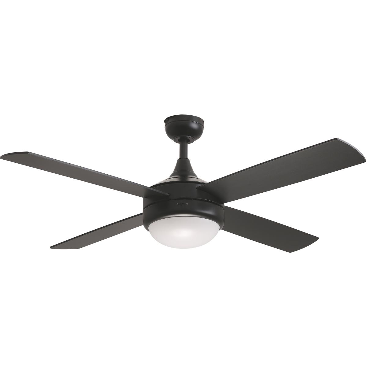 Maxim Lighting 88784BK Quattro 52 inch Black Indoor Ceiling Fan