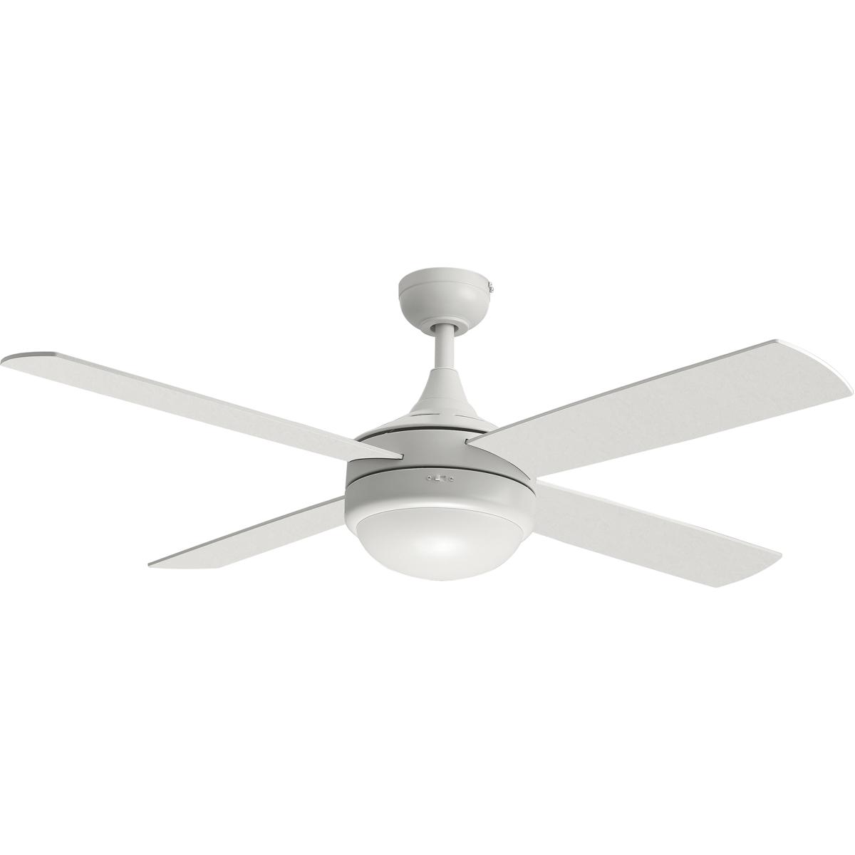 Maxim Lighting 88784MW Quattro 52 inch Matte White Indoor Ceiling Fan