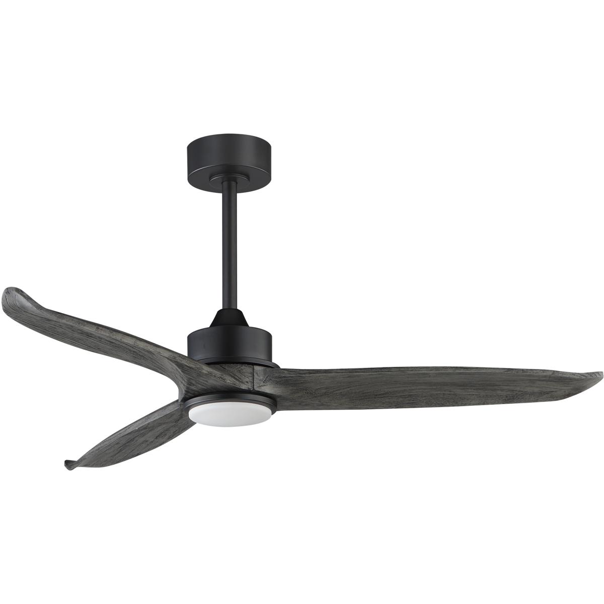 Maxim Lighting 88831WTBKGWD Woodwind 52 inch Black Indoor Ceiling Fan