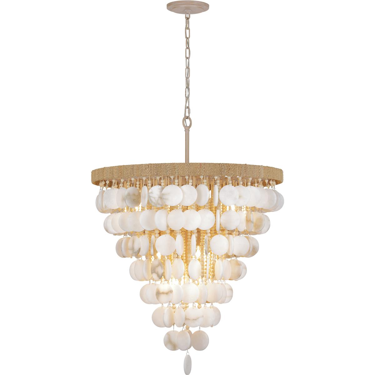 Metropolitan N1918-759 Aurelia's Cove 12 Light 28.5 inch Autumn White Pendant Ceiling Light