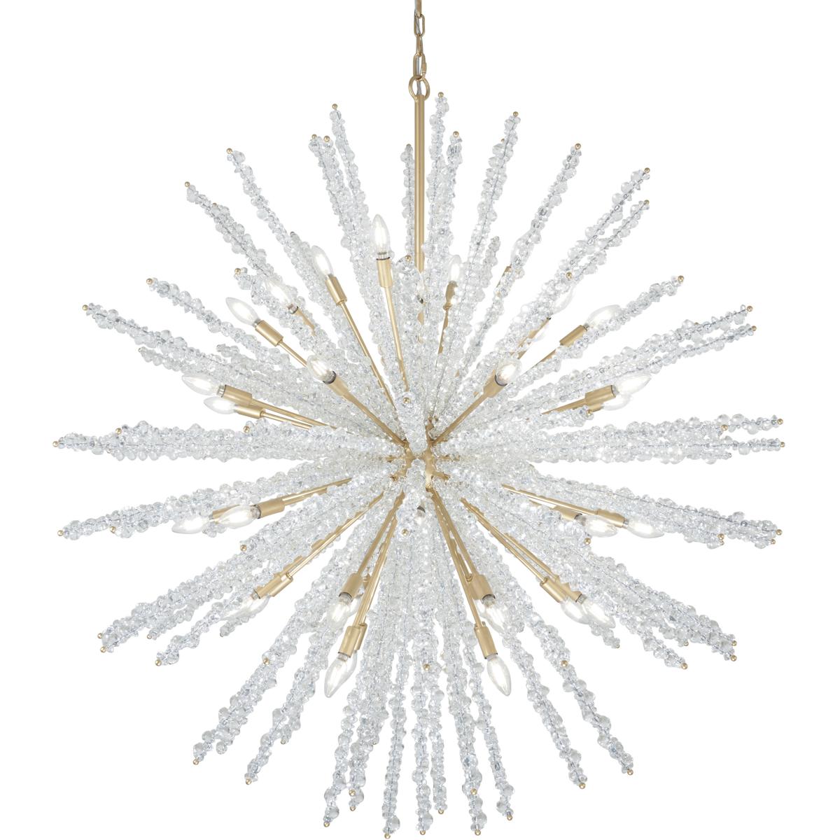 Metropolitan N1959-760 Aisi 40 Light 52 inch Fawn Gold Chandelier Ceiling Light