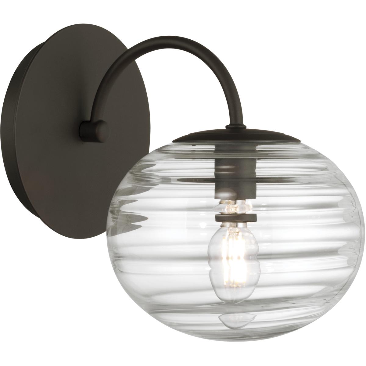 Metropolitan N3501-860 Lenora 1 Light 6.75 inch Dark Bronze Bath Sconce Wall Light