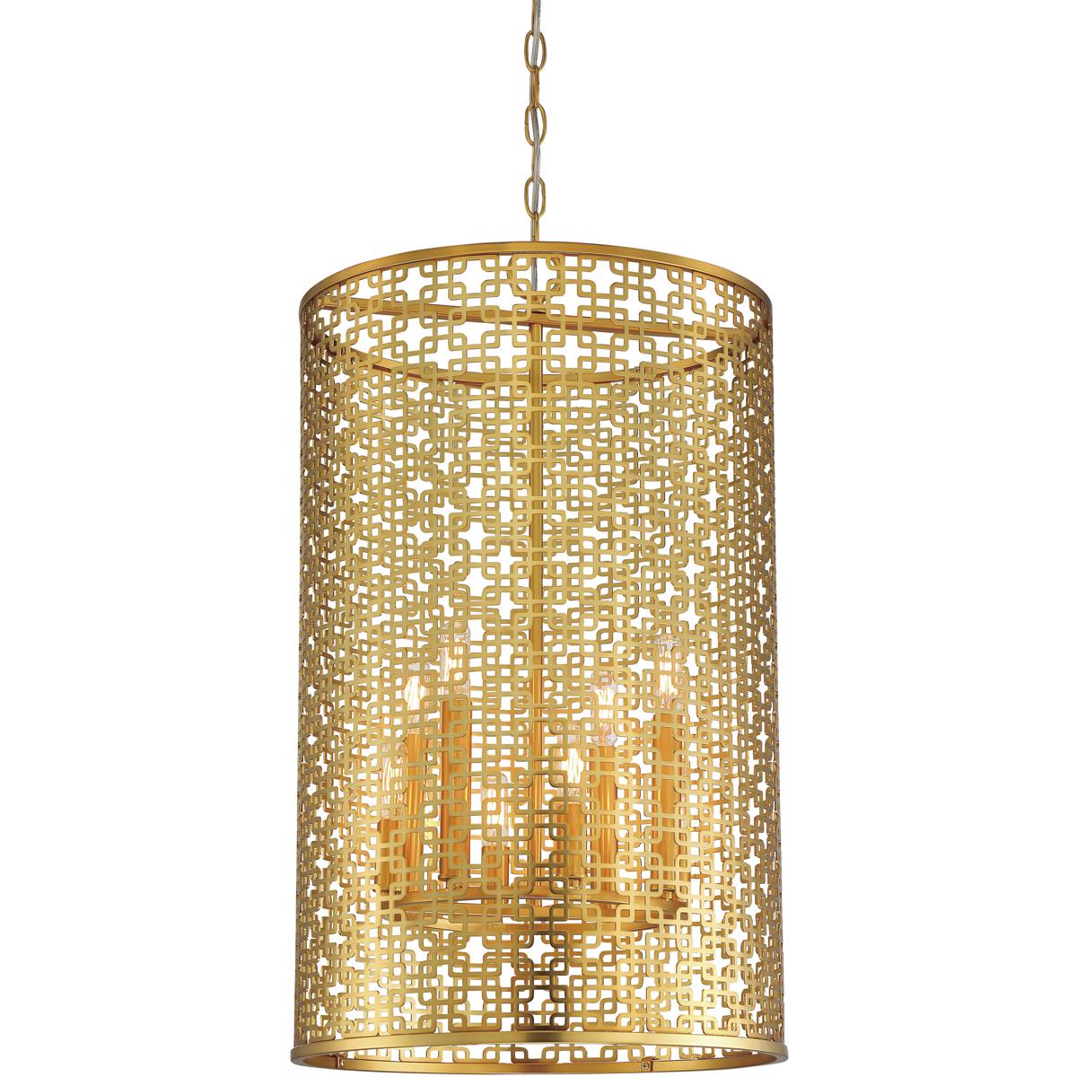 Metropolitan N7787-248 Blairmoor 8 Light 16.5 inch Honey Gold Pendant Ceiling Light